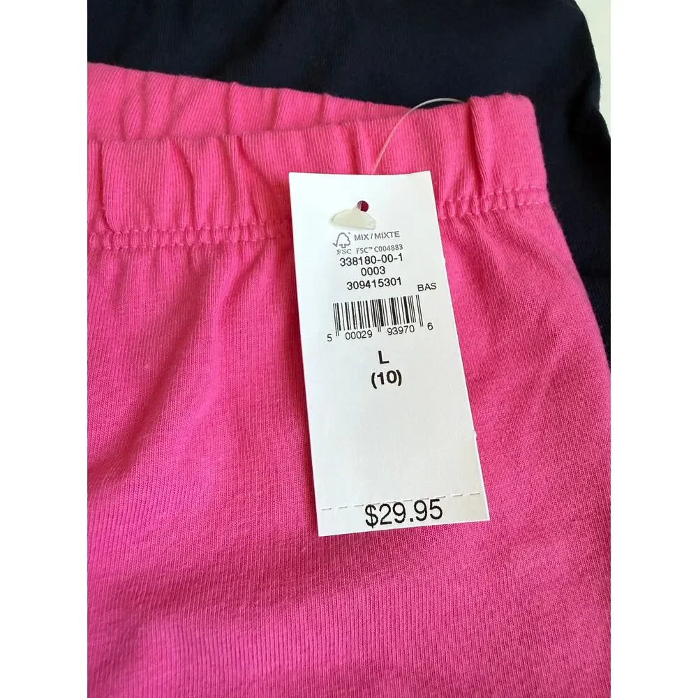 NEW Gap Kids Cartwheel Shorts Pink Navy Black Girls Large 10